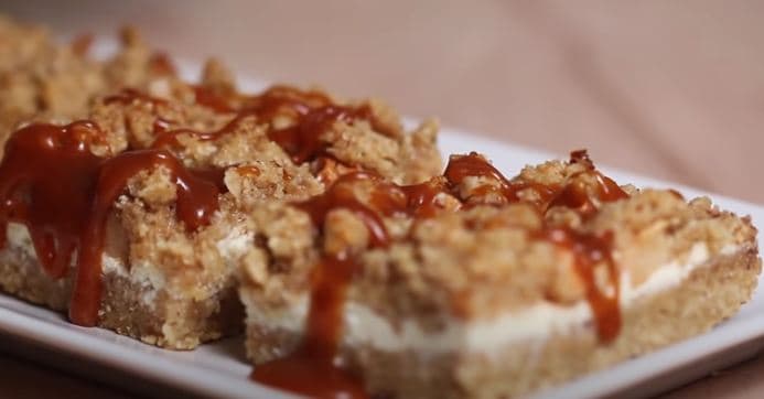 Caramel Apple Cheesecake Bars Recipe - How To Make