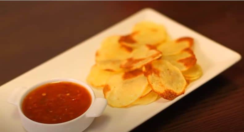 Homemade Baked Potato Chips