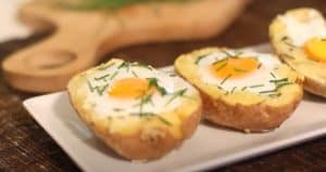 How To Make Twice Baked Potato With Egg On Top