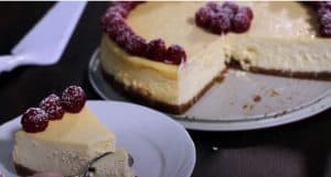 This cheesecake classic is one of the best desserts ever, rich and decadent. Almost no one can stop for a moment.