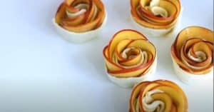 How To Make Nectarine Roses - Recipe