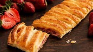 How To Make Strawberry Puff Pastry Braid - Recipe