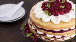 How To Make Raspberry Vanilla Cake - Recipe