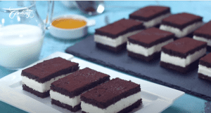 How To Make Chocolate Milk Slice Cake 