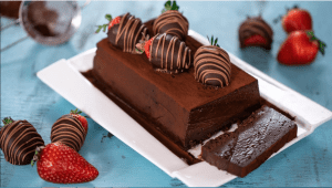 How To Make Chocolate Terrine with Chocolate Covered Strawberries 