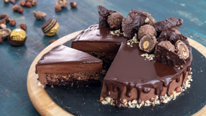 Ferrero Rocher Mousse Cake 