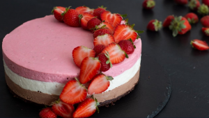  Brownie Neapolitan Cheesecake