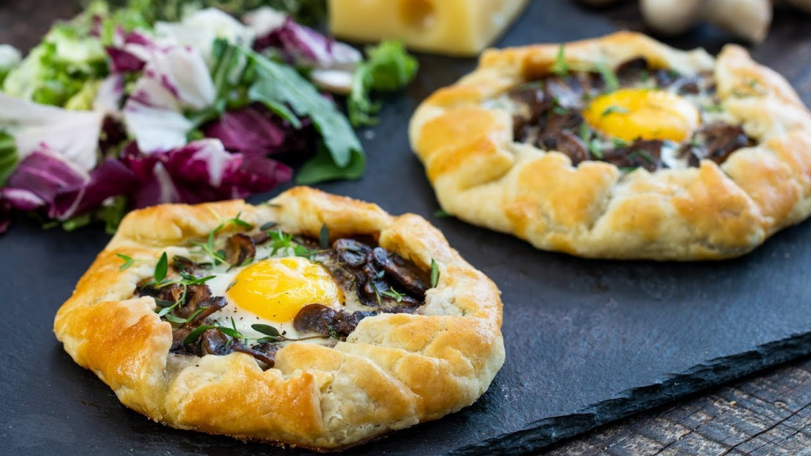 How to make Mushroom Egg Galette