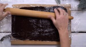 How to Make No-Bake Chocolate Biscuit Buche de Noel