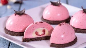 How to make Chocolate Raspberry Mousse Domes