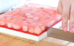 how to make peach mousse cake