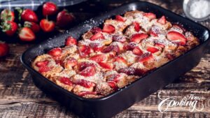 How to make Strawberry Bread Pudding