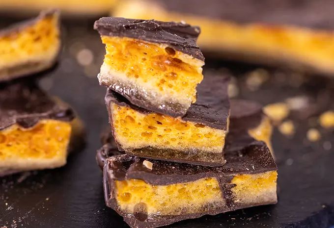 How to make Chocolate Honeycomb Candy