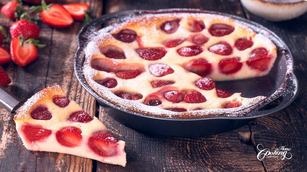 How To Make Strawberry Yogurt Clafoutis