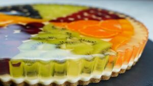 How to make honey fruit jelly tart