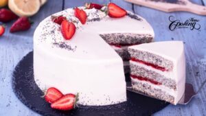 How to Make Strawberry Poppy Seed Layer Cake