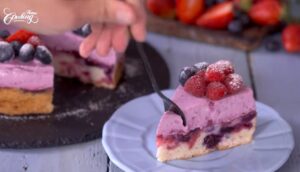 How to make Berry Cream Cheese Mousse Cake