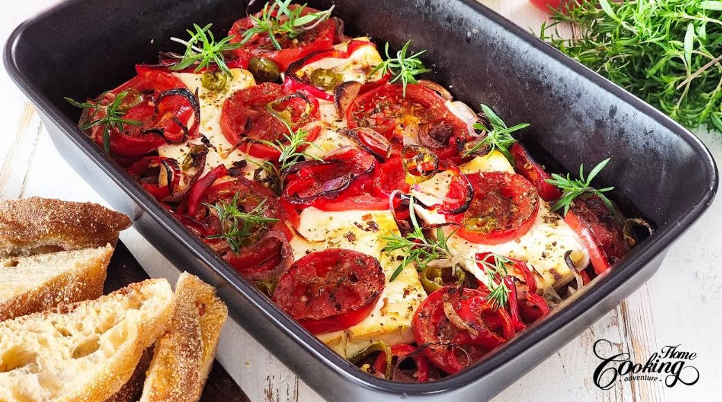 How to make Greek Baked Feta with Tomatoes