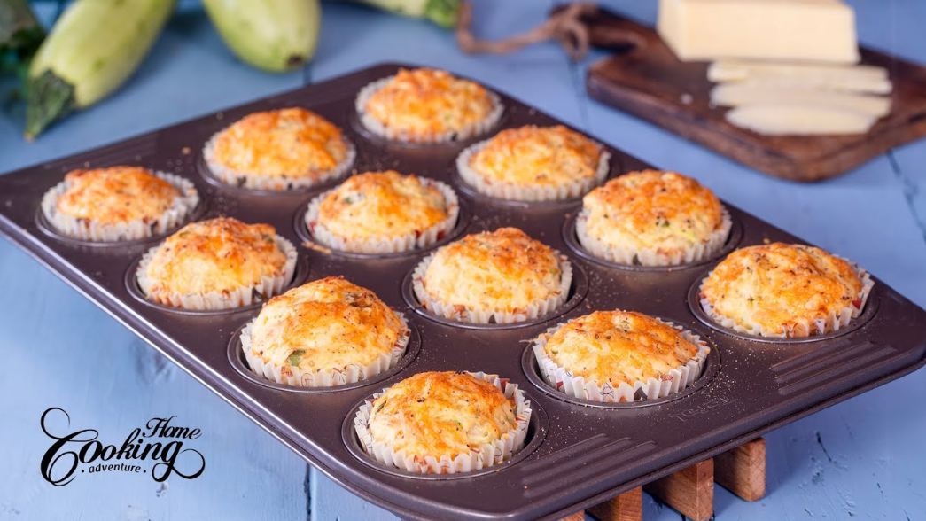 How to make Cheese Zucchini Muffins