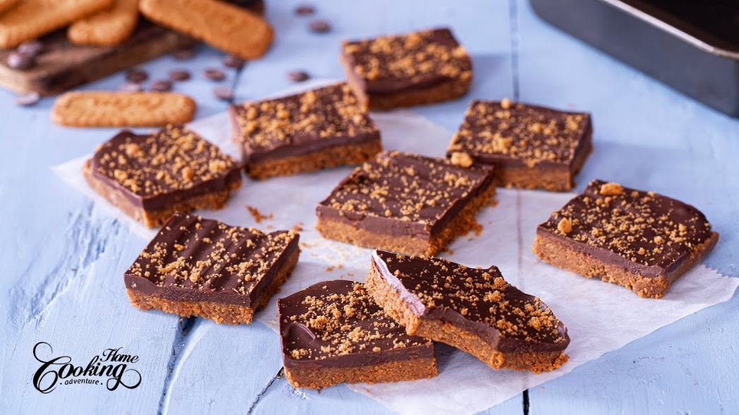 How to make No-Bake Biscoff Chocolate Bars