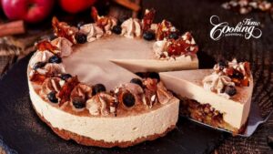 How to Make Apple Pecan Caramel Mousse Cake