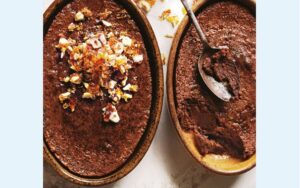 how to make chocolate hazelnut praline pie