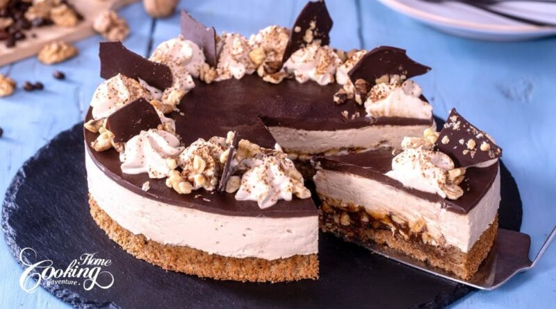 How To Make Coffee Walnut Mousse Cake