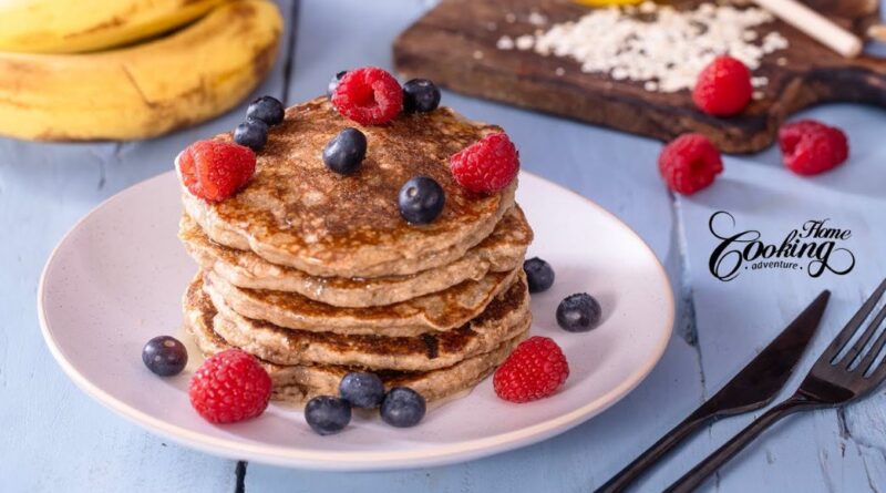 How to Make Banana Oatmeal Pancakes