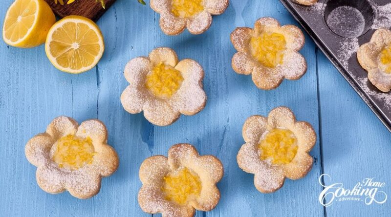 How to Make Flower Starts with White Chocolate Lemon Filling