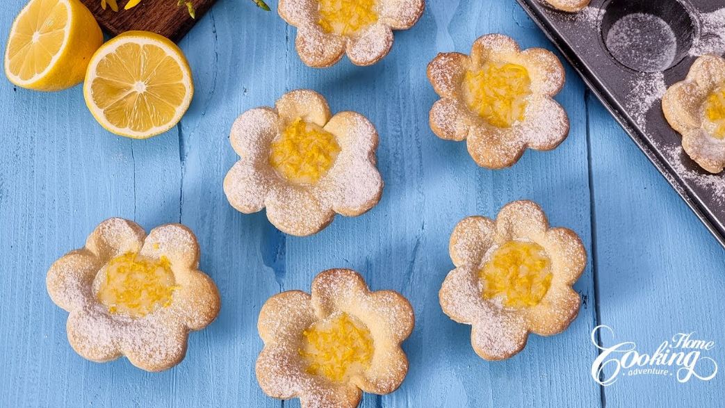 How To Make Flower Starts with White Chocolate Lemon Filling