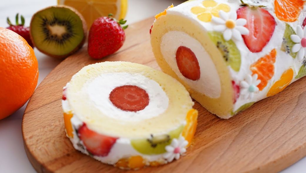 How to Make Fruit Waffle Rolls