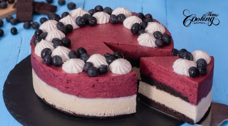 How to Make Chocolate Blueberry Mousse Cake