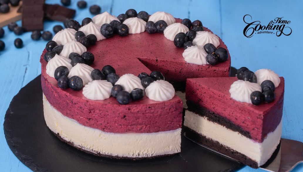 How to Make Chocolate Blueberry Mousse Cake