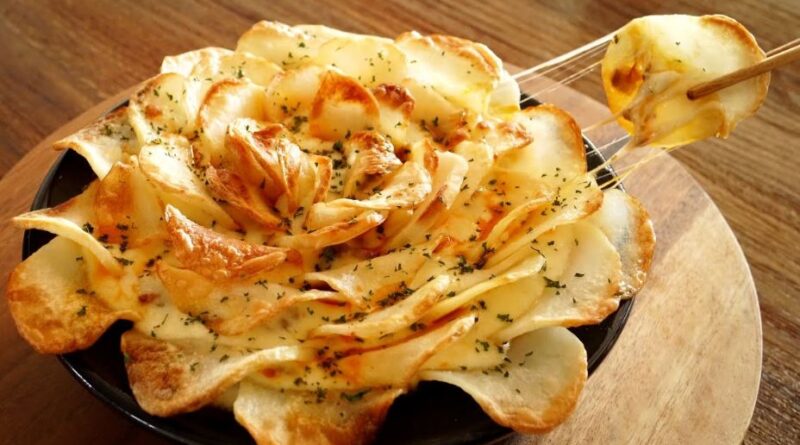 How to Make beautiful Cheese Potato Flowers