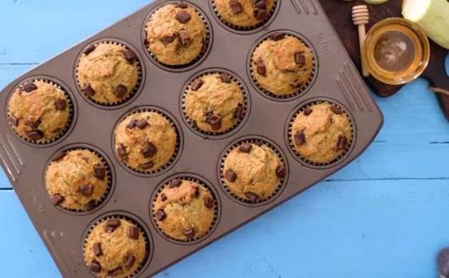 How to Make Banana Zucchini Chocolate Chip Muffins